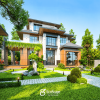 Thi Công Sân Vườn Biệt Thự Long Biên Hà Nội