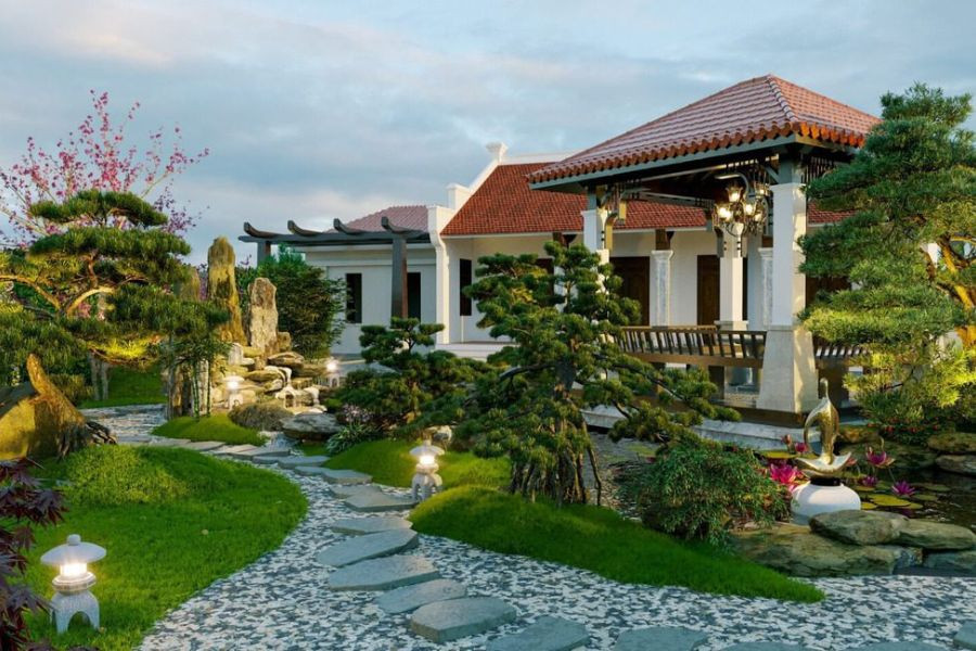 Một Số Gợi Ý Trồng Cây Sân Vườn Biệt Thự Cực Chill