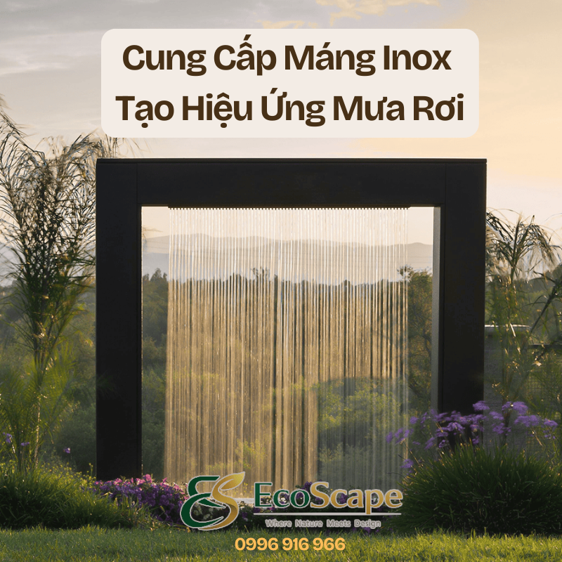 Thác Nước Hiệu Ứng Mưa Rơi- Thác Nước Sân Vườn Nghệ Thuật