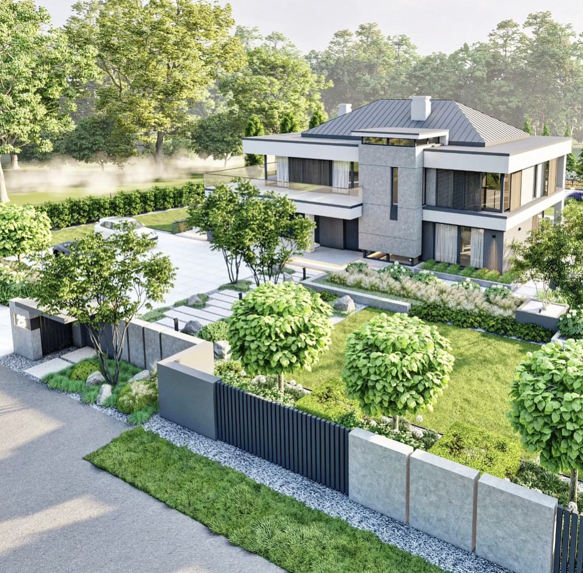 Kỹ thuật thi công sân vườn đơn giản