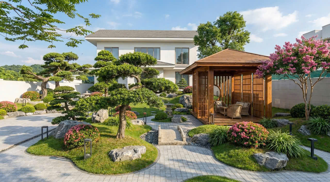 Kỹ thuật thi công sân vườn đơn giản