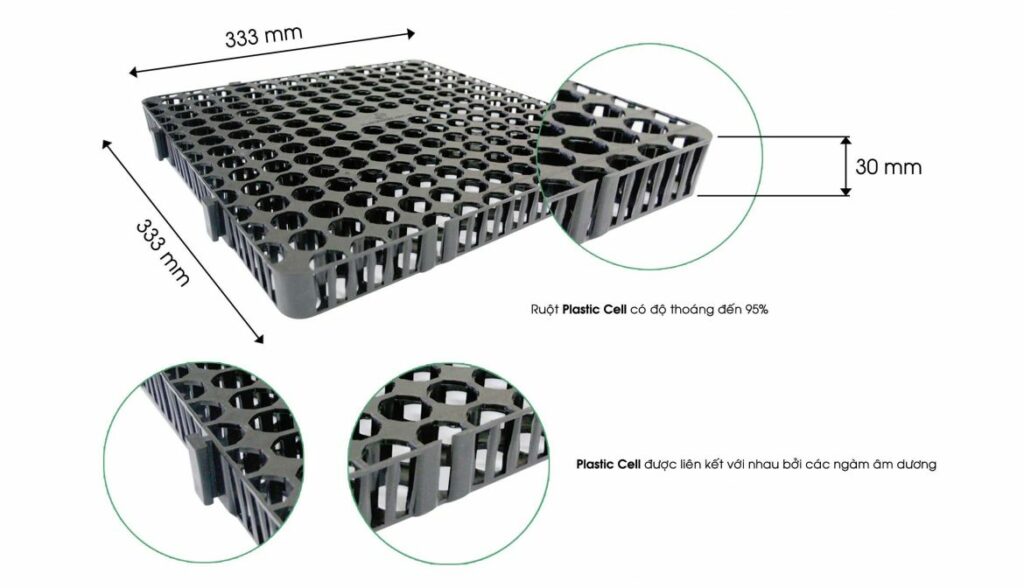 Bán vỉ thoát nước sân vườn giá rẻ