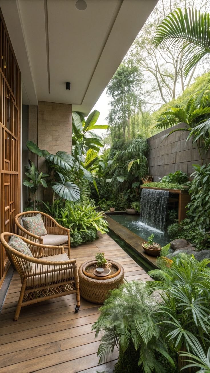 Thiết kế thi công sân vườn nhiệt đới