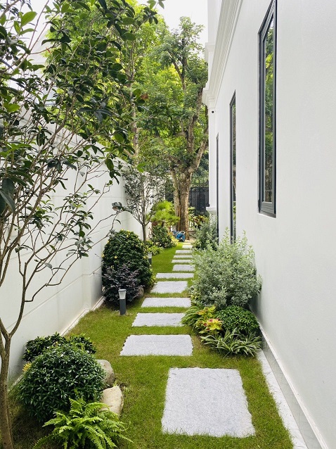 Thi công sân vườn hiện đại