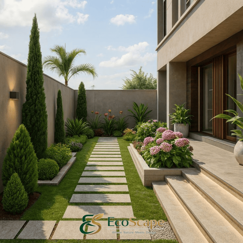 Thiết kế thi công sân vườn hiện đại tối giản