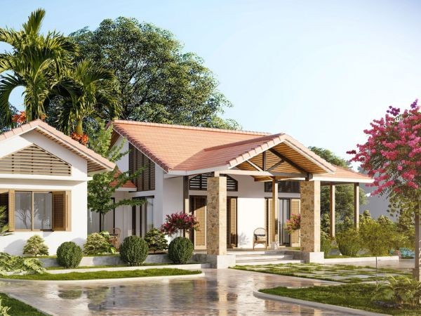 Thi công sân vườn hiện đại Hà Nội