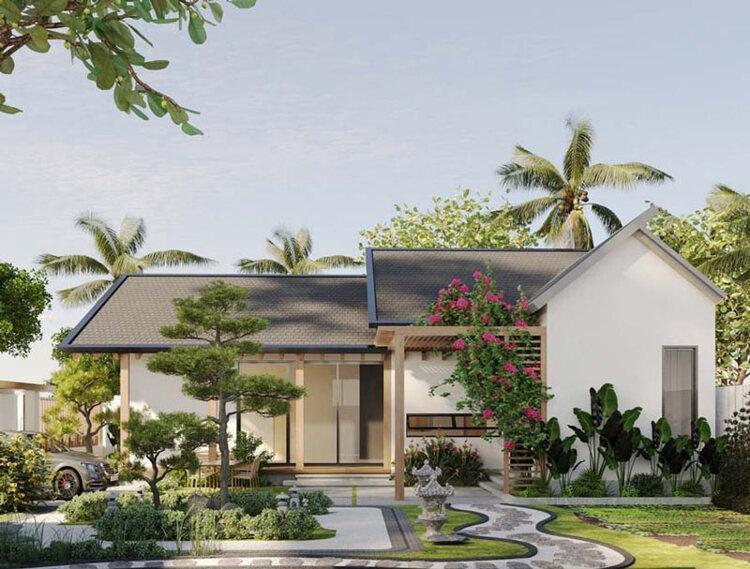 Thi công sân vườn hiện đại Hà Nội