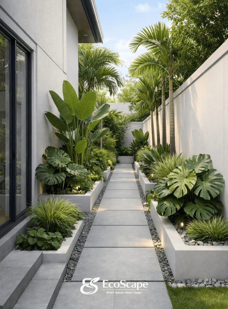 Thi công sân vườn hiện đại Hà Nội