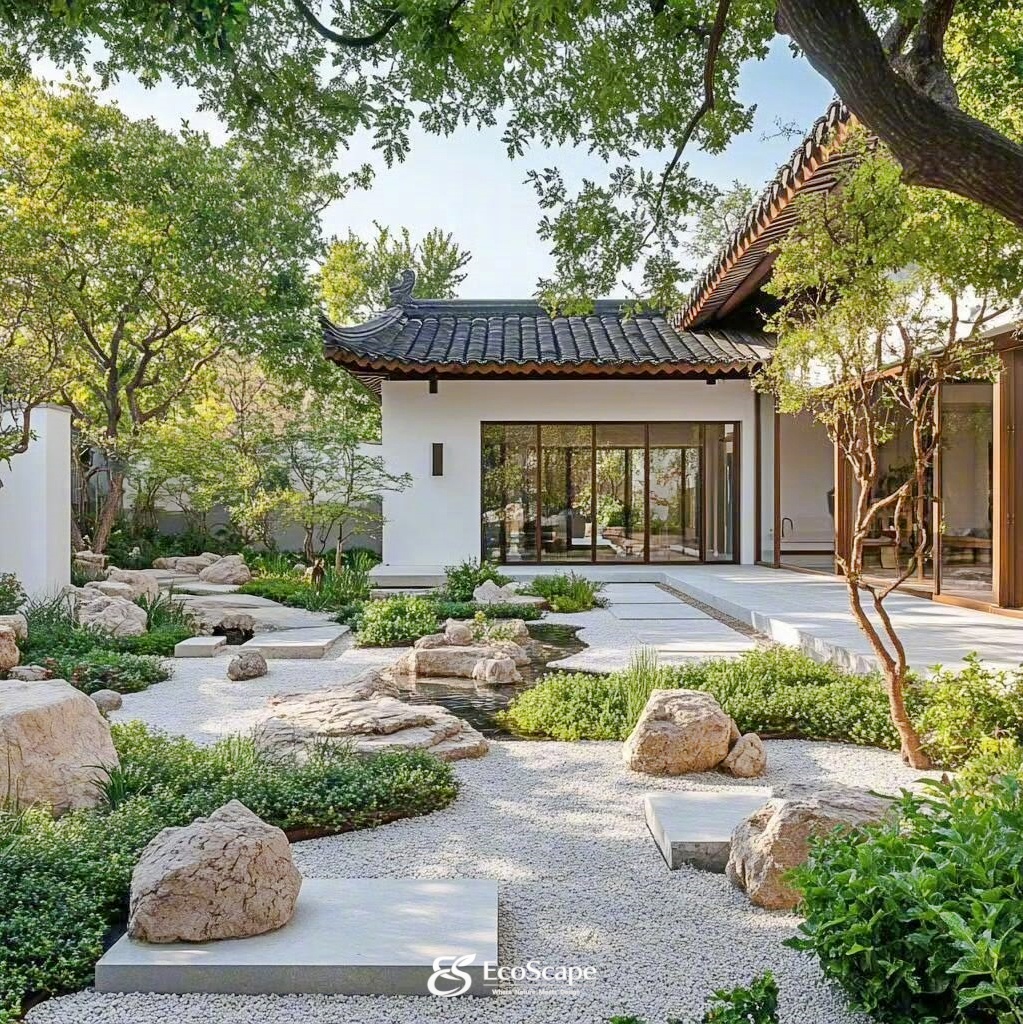 Thiết kế thi công sân vườn Nhật Hưng Yên