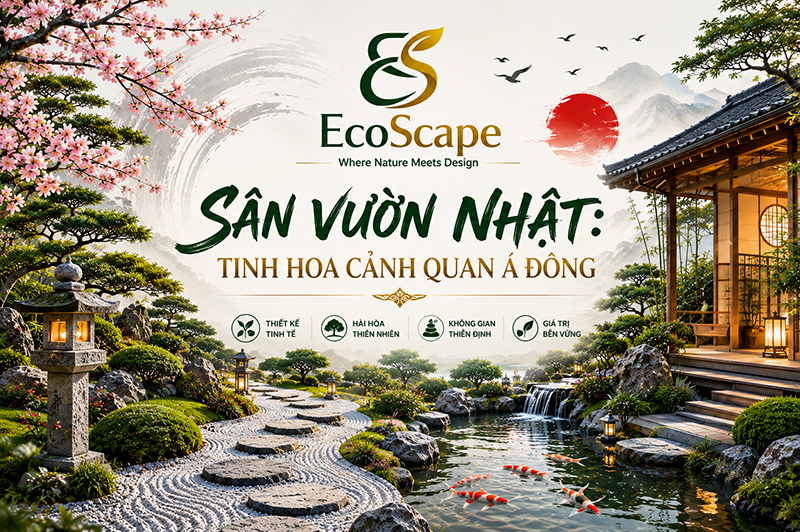 Sân Vườn Nhật Bản – Tinh Hoa Cảnh Quan Á Đông