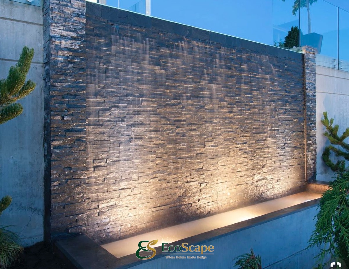 Thiết kế thi công sân vườn thác nước