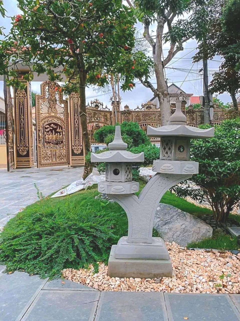 Bán đèn đá sân vườn giá xưởng