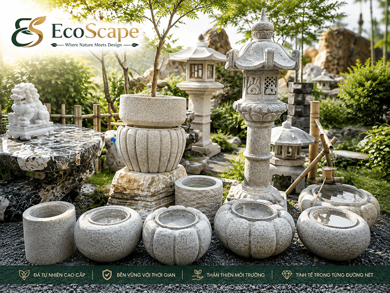Bán đèn đá sân vườn Nhật Bản