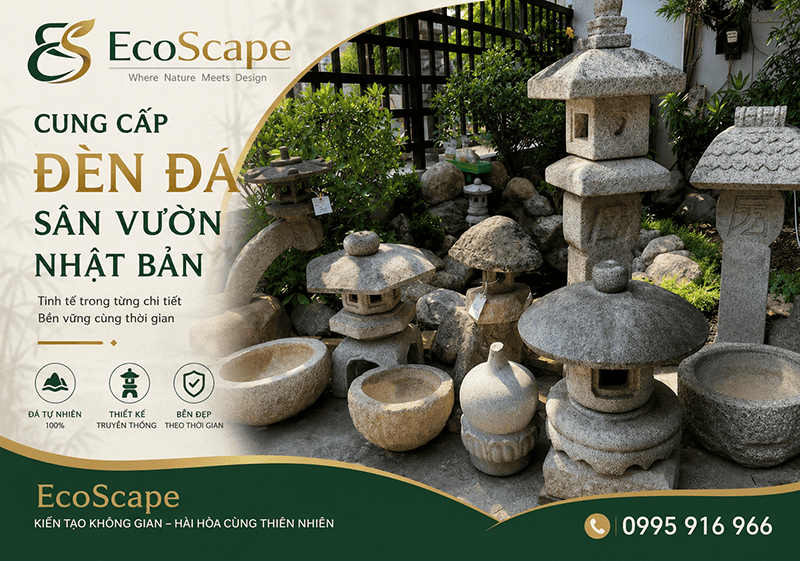 Bán Đèn Đá Sân Vườn, Đèn Đá Nhật Bản Giá Tại Xưởng