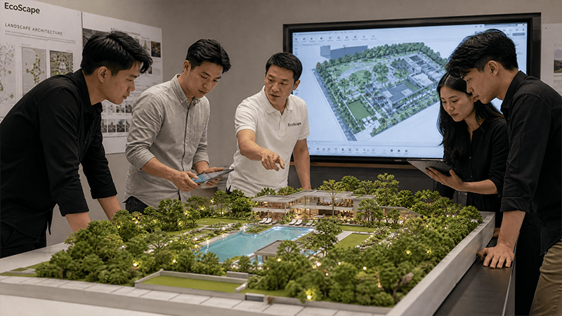 Đội ngũ sân vườn EcoScape 