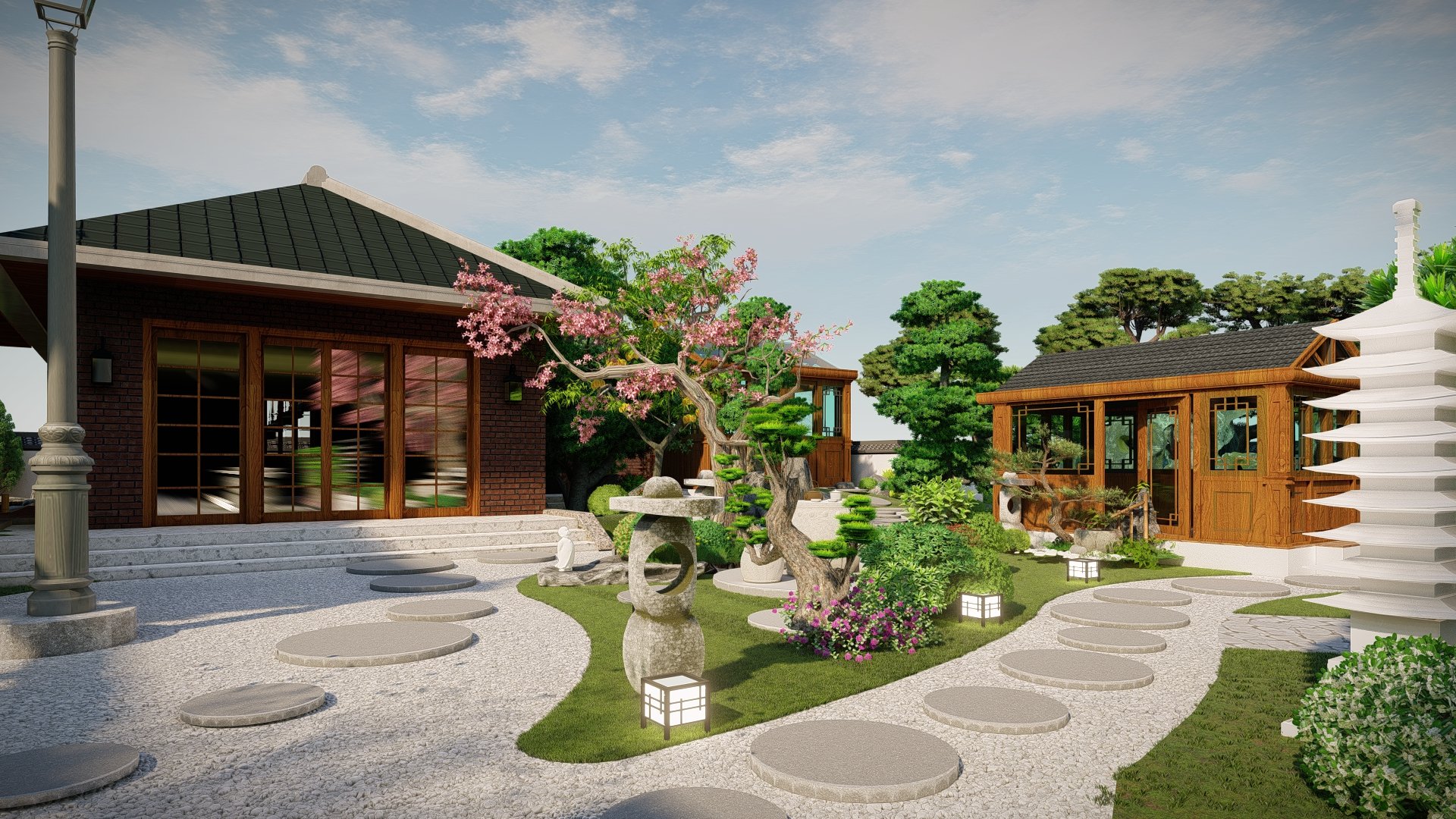 Thiết kế thi công sân vườn biệt thự