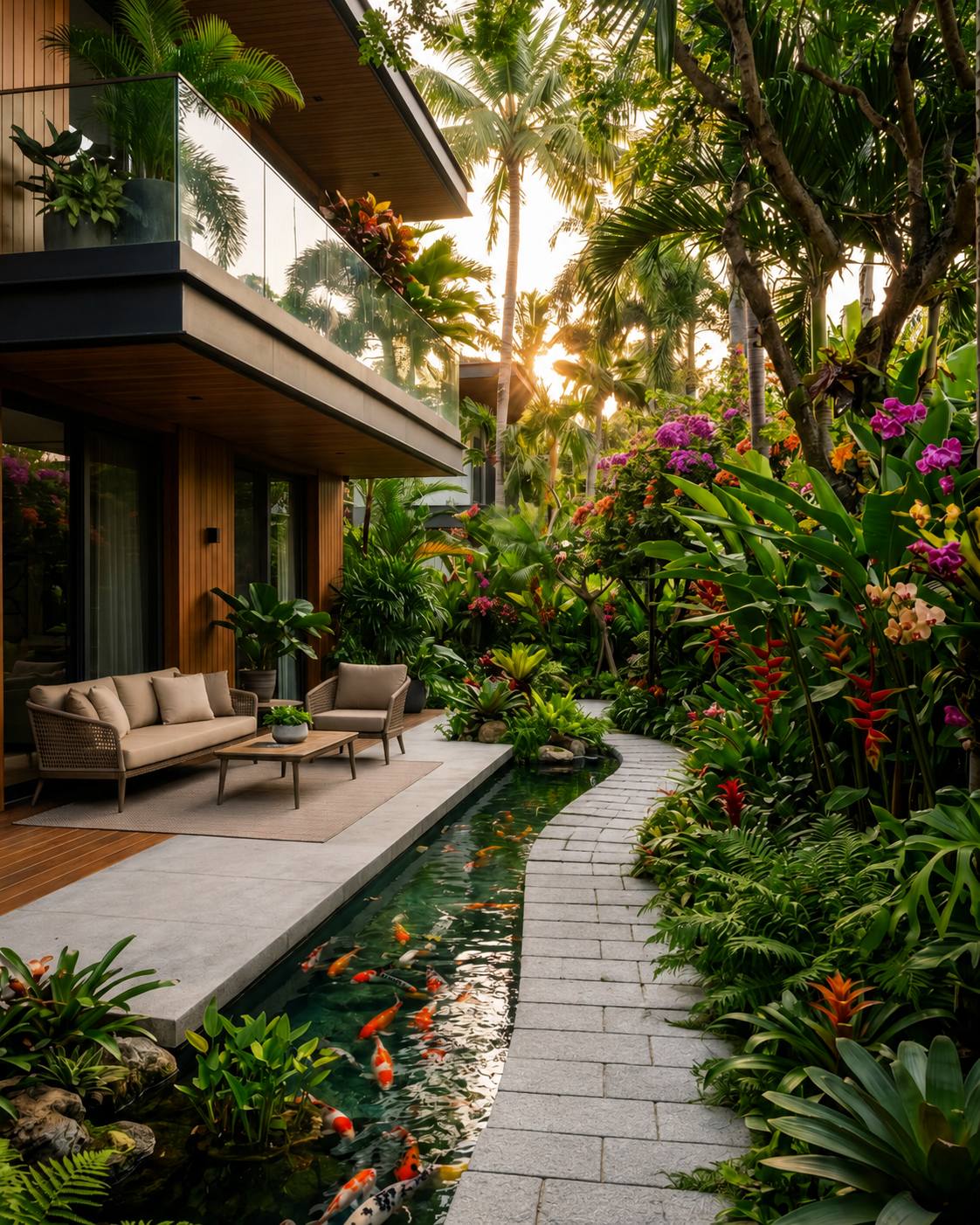 Thiết kế thi công sân vườn Nhật đẹp