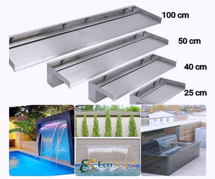 Bán Máng Inox Tạo Thác Nước Sân Vườn