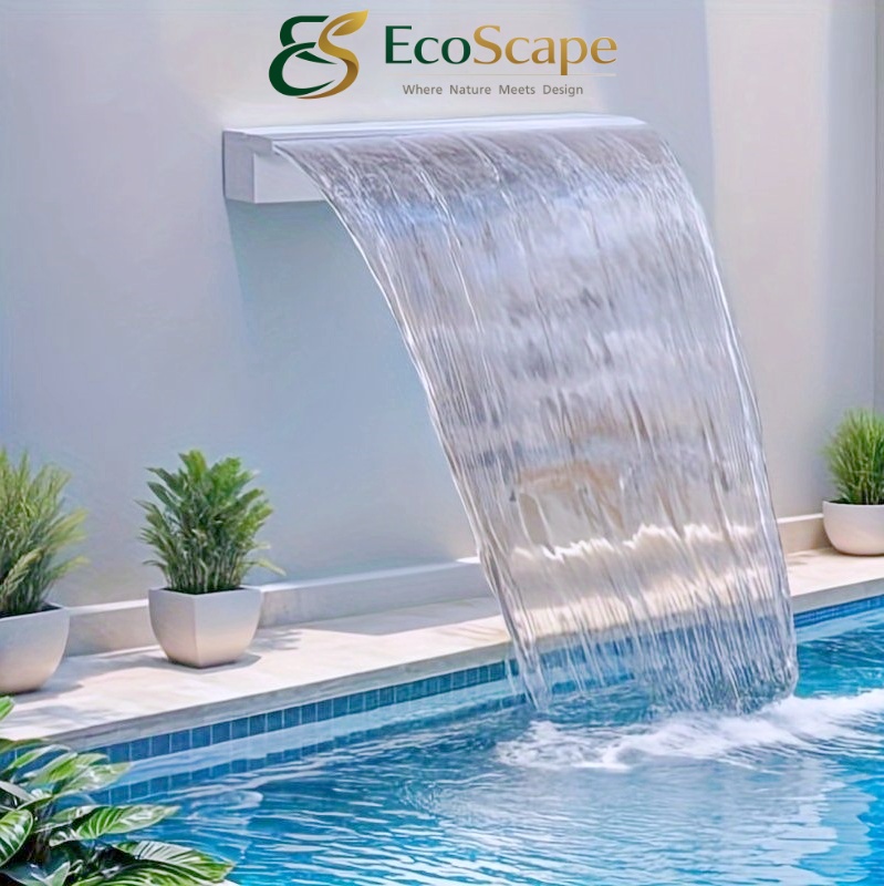 Máng tạo thác nước sân vườn