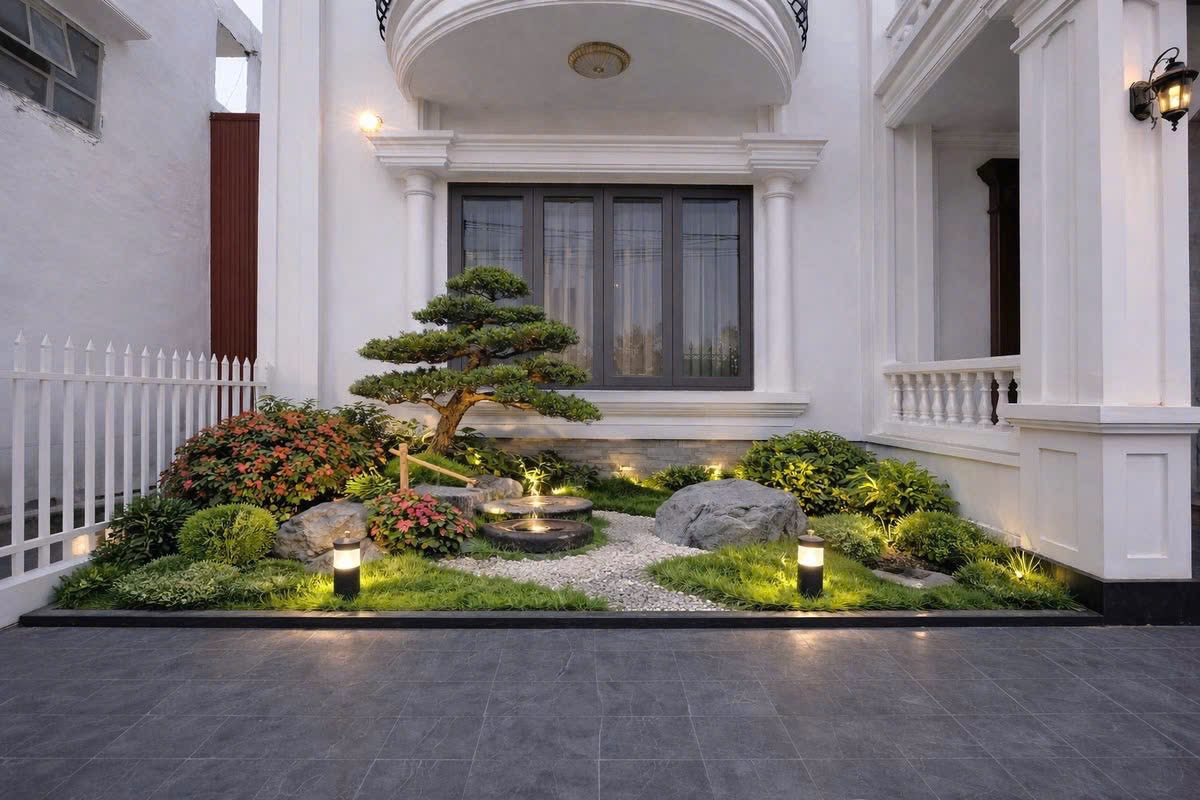 Thiết kế thi công sân vườn đẹp Bắc Ninh 