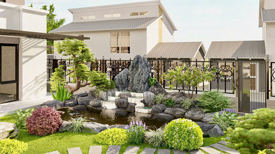 EcoScape thiết kế thi công sân vườn Thanh Hóa