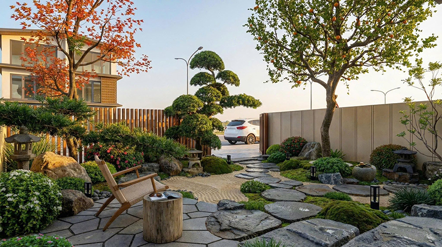 EcoScape thiết kế thi công sân vườn Bắc Giang